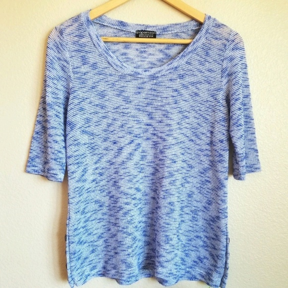Stitch Fix Tops - stitch fix paper moon blue & white knit top size s